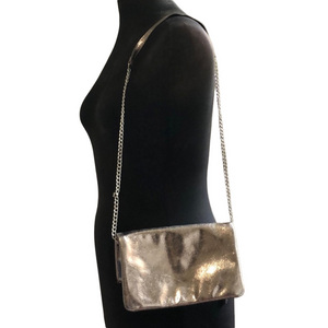 Shiny Foldable Clutch - NWOT